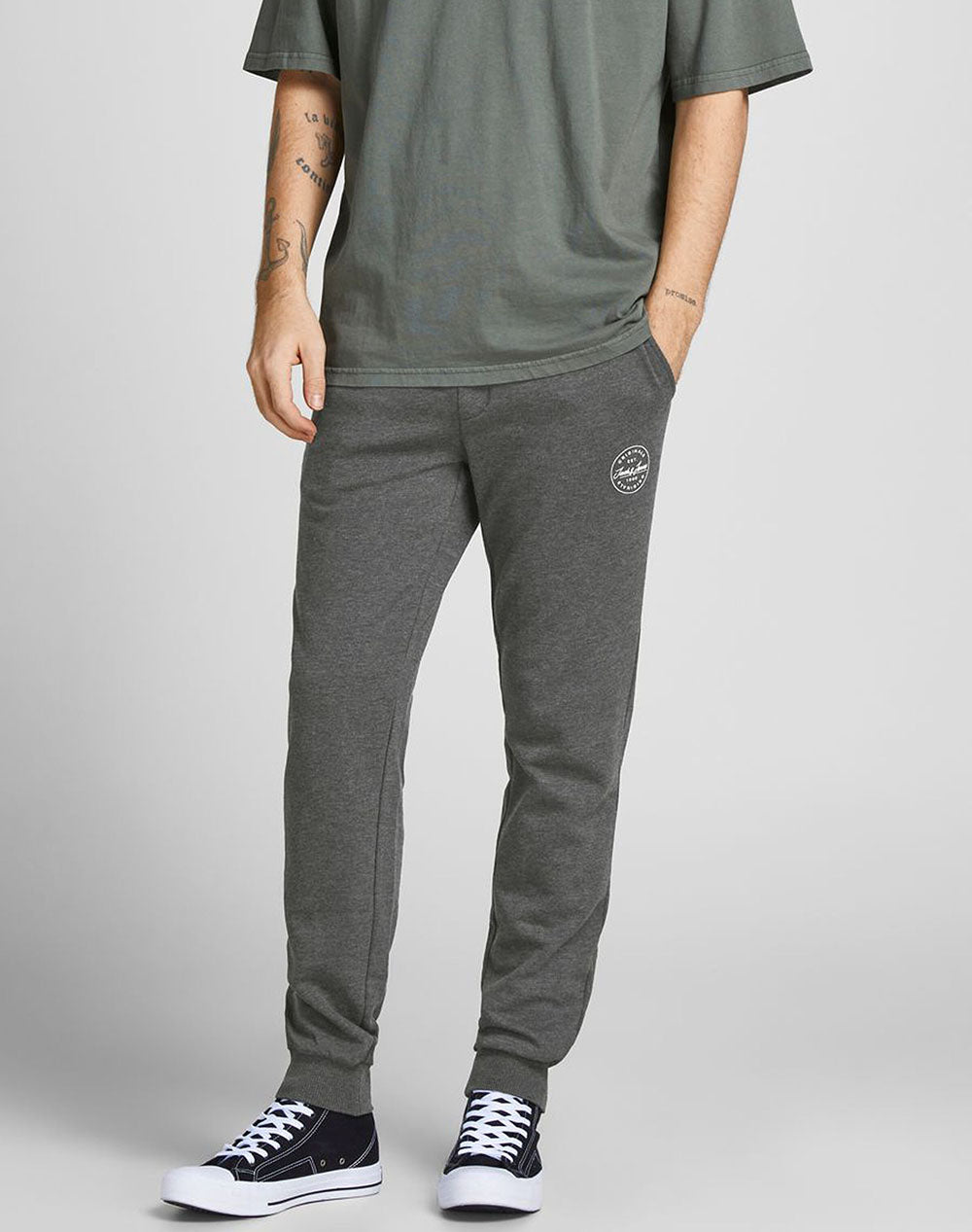 JACK & JONES - Pants 'GORDON' Dark Grey