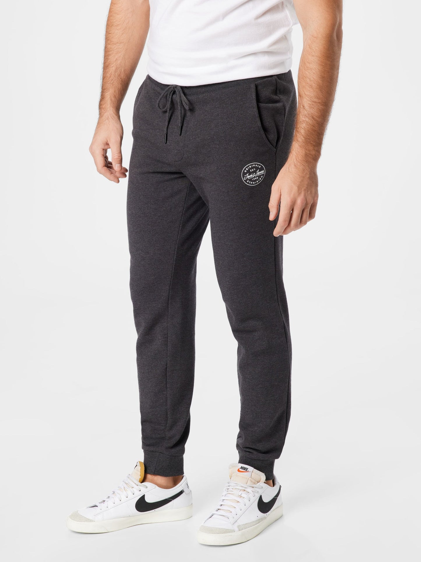 JACK & JONES - Pants 'GORDON' Dark Grey